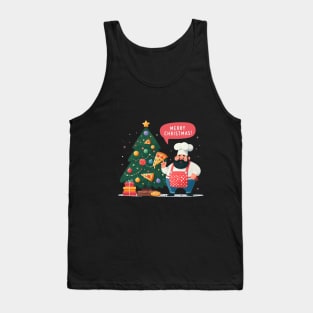 Chef Around The Christmas Tree Tank Top